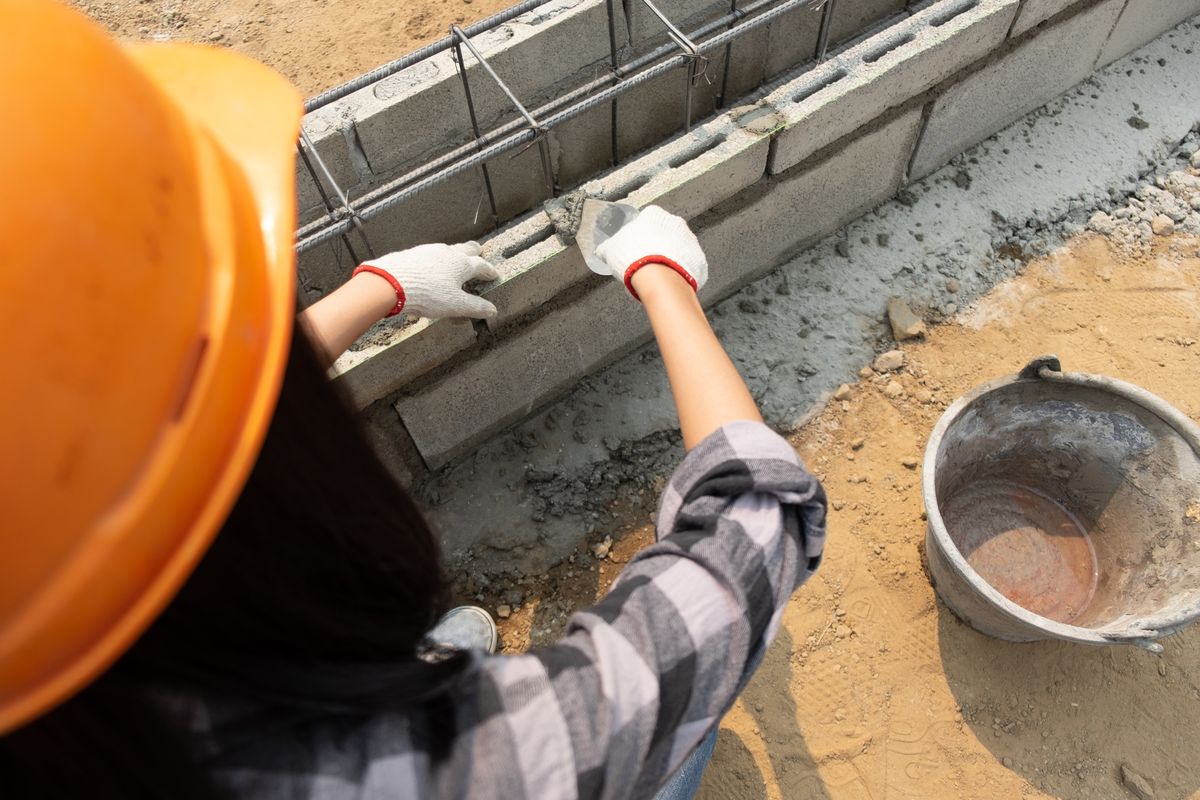Construction site work