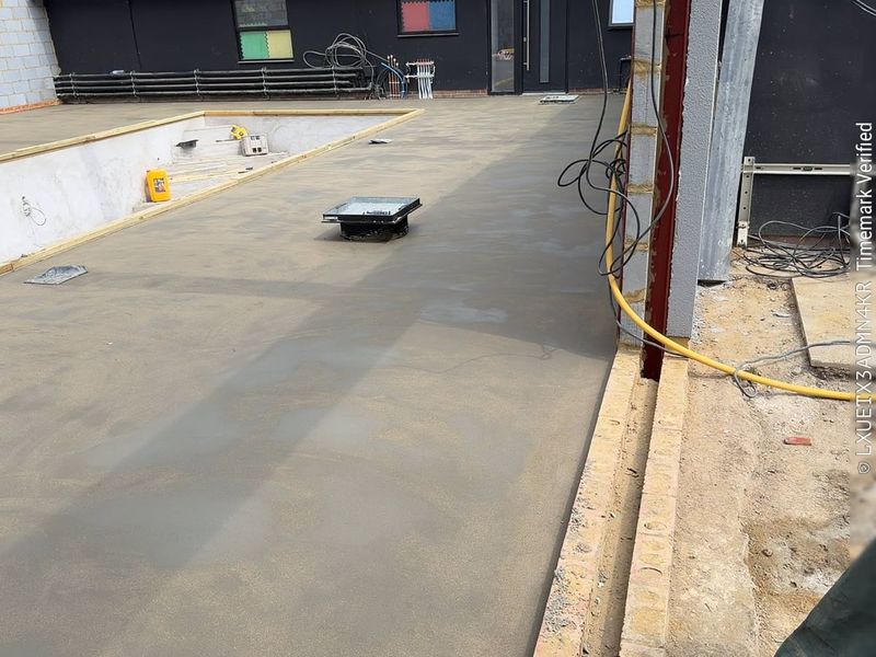 Open-plan commercial floor — floor screeding by Johal Screeding Ltd